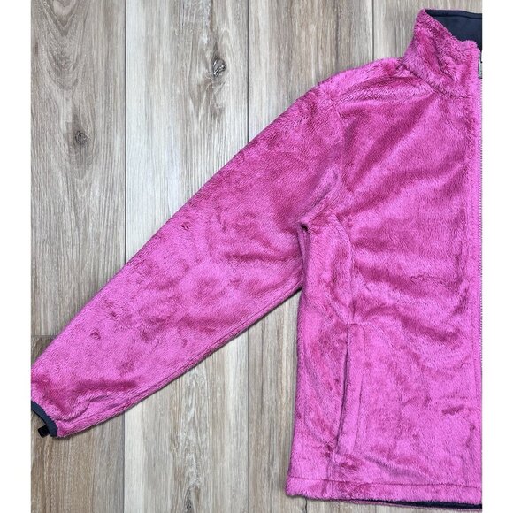 The North Face Full Zip Fuzzy Fleece Pink Jacket - Women Size Medium - Picture 6 of 16